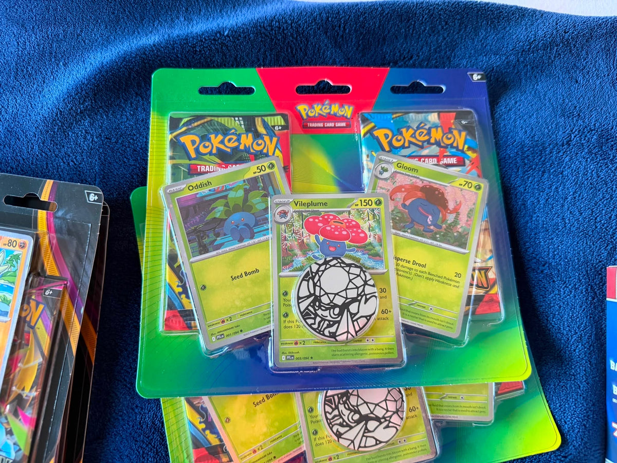 Oddish, Gloom & Vileplume Blister Pack